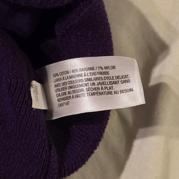 Small maternity purple sweater - Picture 5 of 7